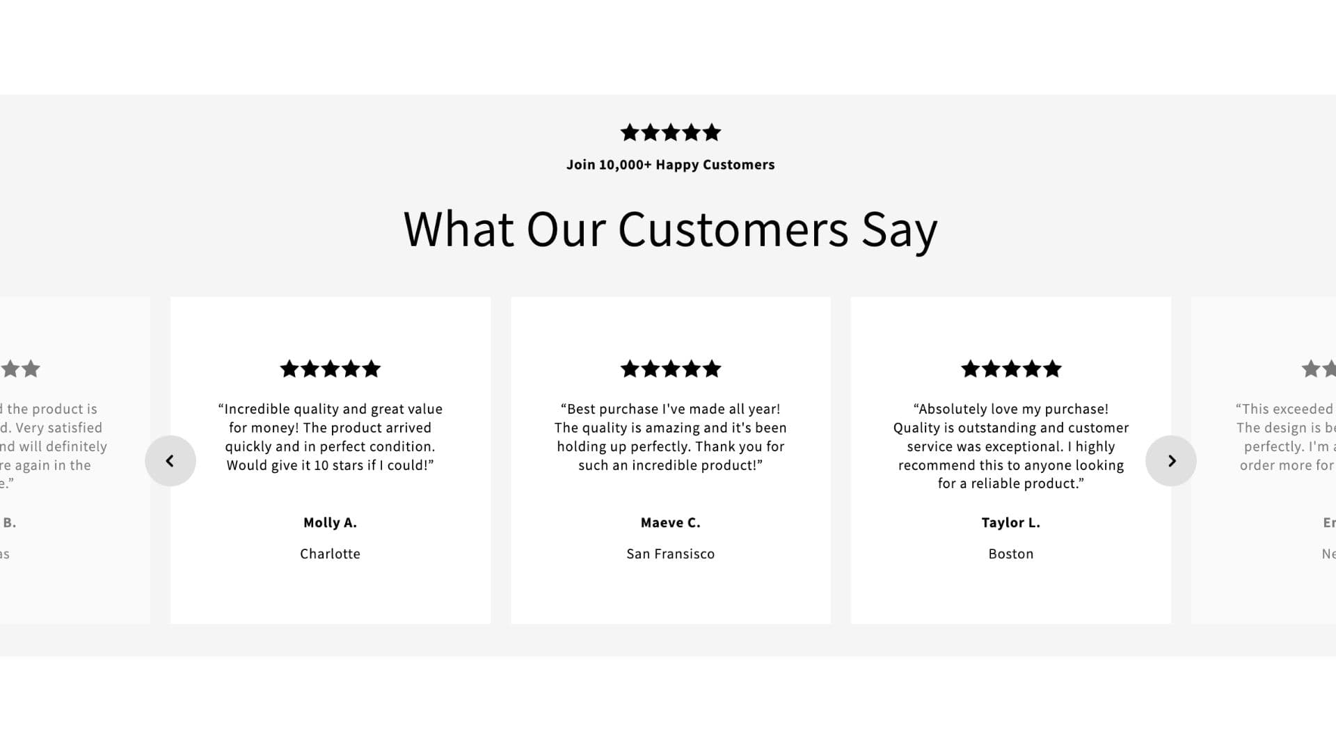 How to Create a Testimonial Slider Section in Shopify